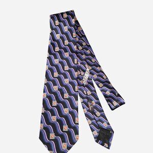 JZ Richards for Nordstrom Men's 100% Silk Tie ~ Multicolor  ~ Made in USA